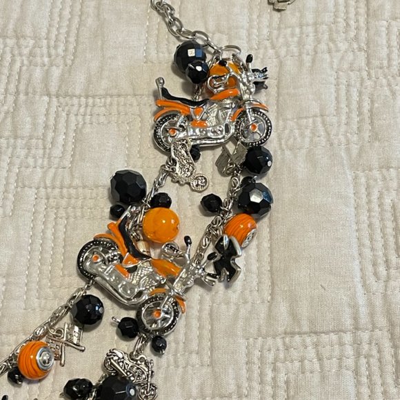 Harley-Davidson inspired Statement Necklace - Picture 6 of 6